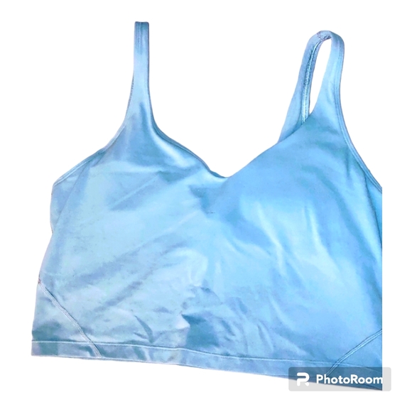 Lululemon Align Cropped Tank Top Pastel Blue - Picture 1 of 5